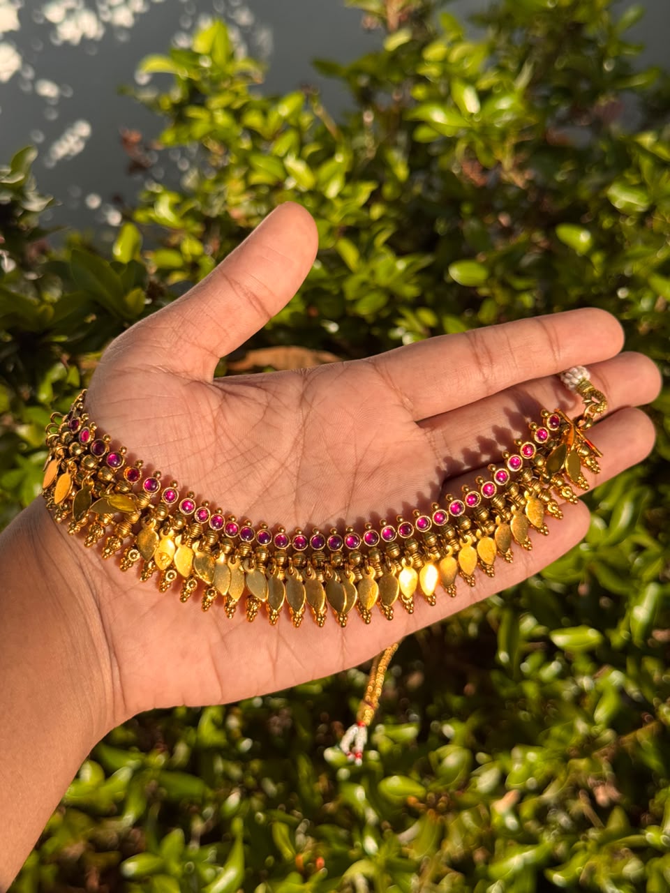 Antique Ruby Stone Ilakkathali